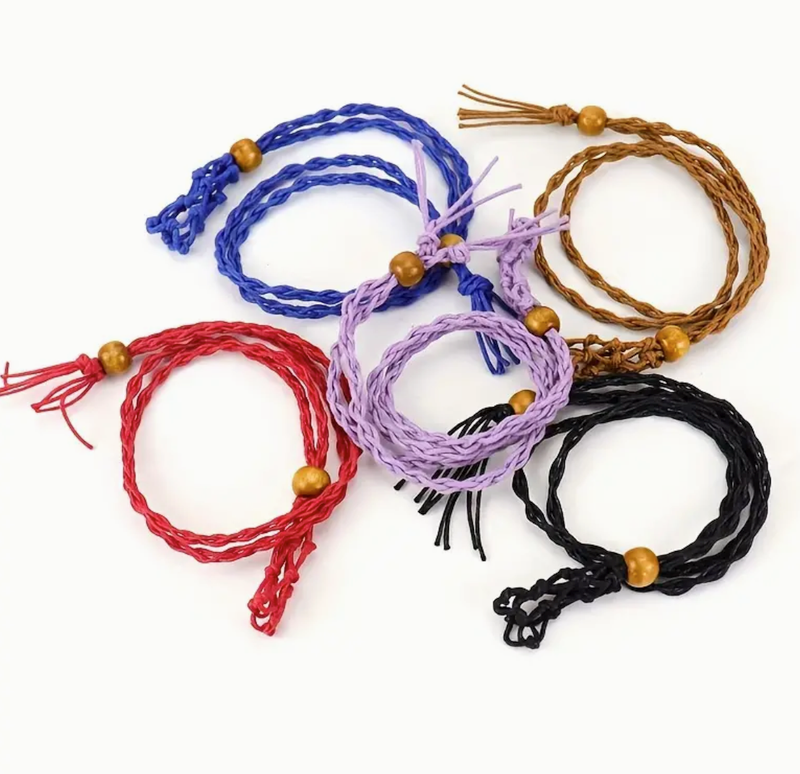 Cordon de Collier Pour Pierres Précieuses et Cristal 45cm/18inch - Mix Pack 5 de Chaque Couleur