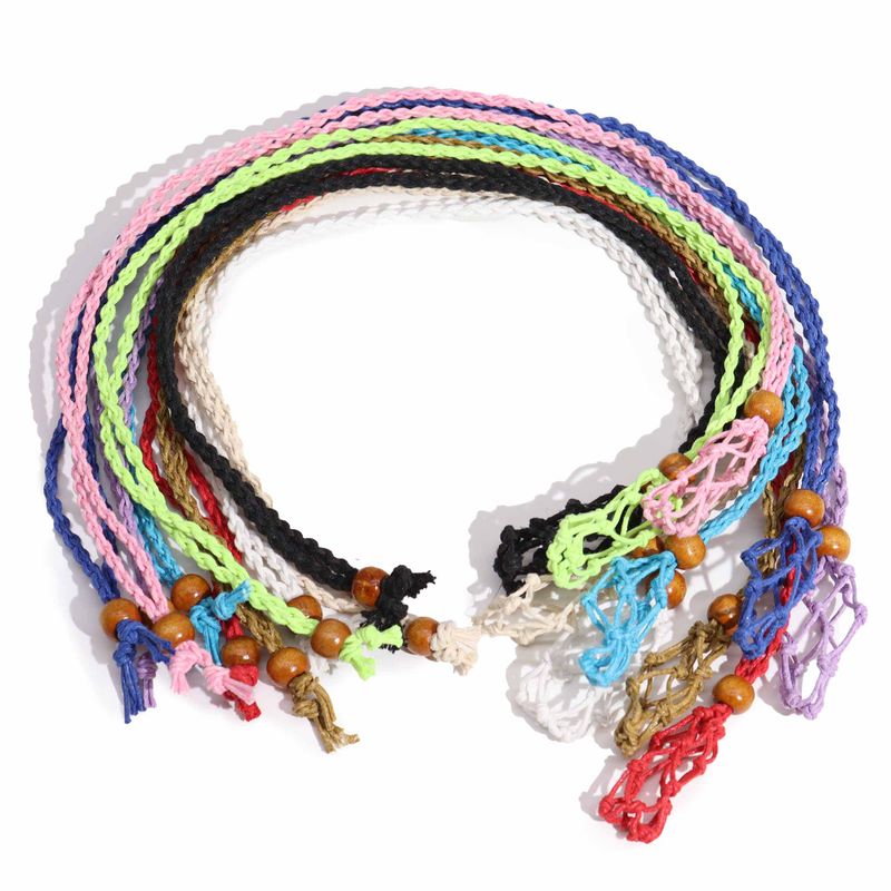 Cordon de Collier Pour Pierres Précieuses et Cristal 45cm/18inch - Mix Pack 5 de Chaque Couleur
