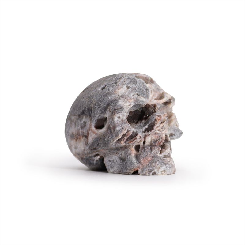 Géodes de Calcite Crâne Sculpté - (approx 4.5cm)