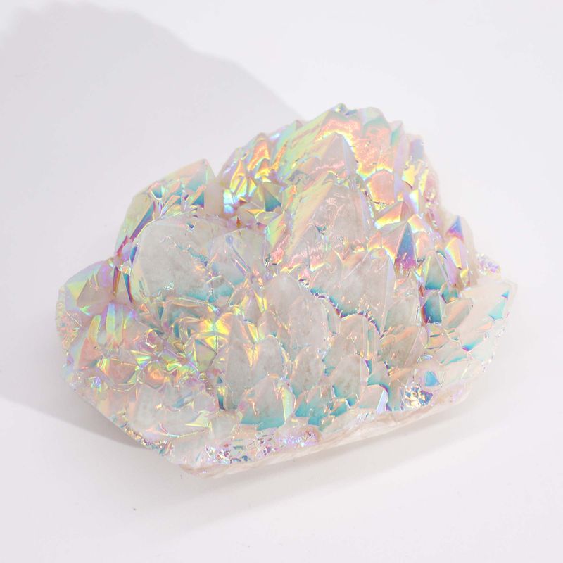 Aura Angel Quartz - Quartz Naturel Amélioré Lrg - (environ 300-450 g 8-15 cm)