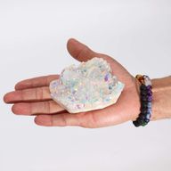 Aura Angel Quartz - Quartz Naturel Amélioré Lrg - (environ 300-450 g 8-15 cm)