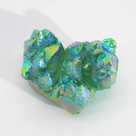 Quartz Flamme Verte Aura - Quartz Naturel Amélioré Moyen - (environ 100-150 g 7-10 cm)