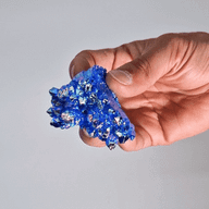 Aura Aqua Halo Quartz - Quartz Naturel Amélioré Moyen - (environ 100-150 g 7-10 cm)