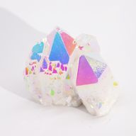 Aura Angel Quartz - Quartz Naturel Amélioré Moyen -  (environ 100-150 g 7-10 cm)