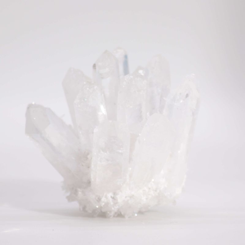 Quartz Clair - Amas de Quartz Naturel Fabriqué – (environ 250-300 g 8 cm)