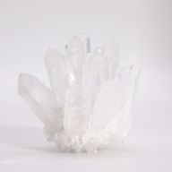 Quartz Clair - Amas de Quartz Naturel Fabriqué – (environ 250-300 g 8 cm)