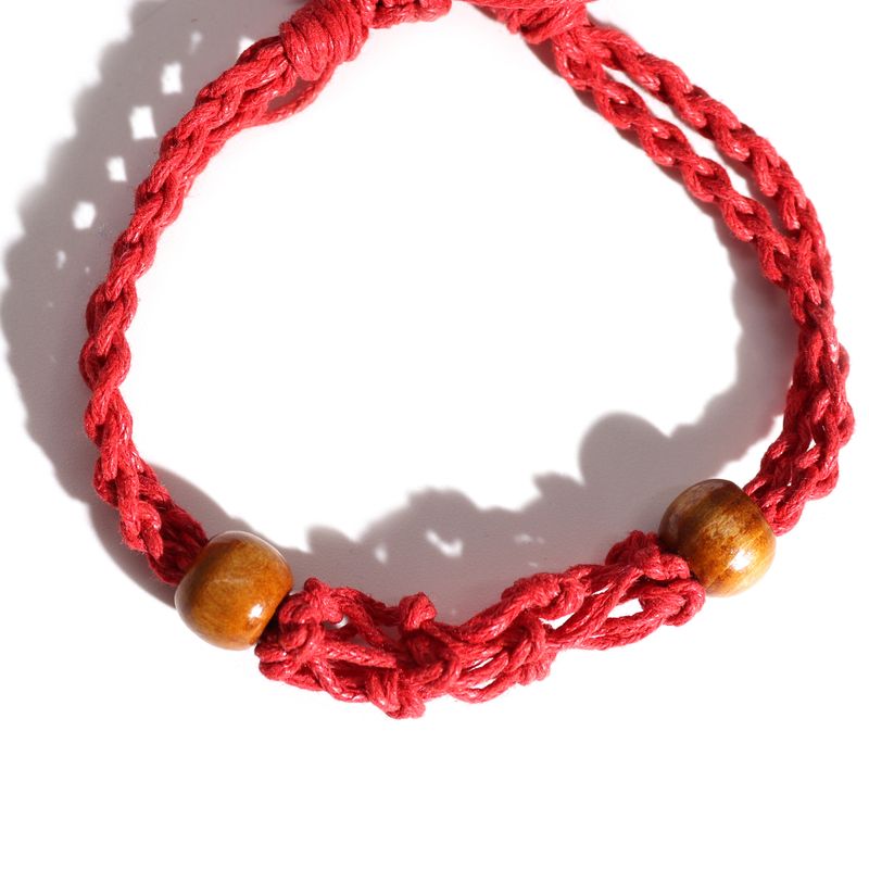 Bracelet en Cristal et Pierres Précieuses 20-28cm/7.8-11inch - Rouge