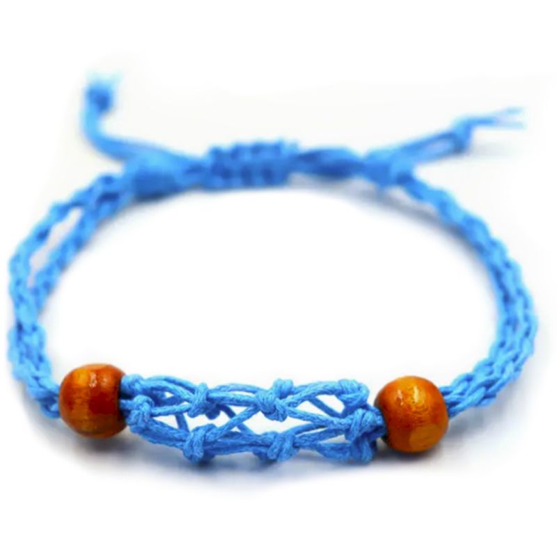Bracelet en Cristal et Pierres Précieuses 20-28cm/7.8-11inch - Bleu