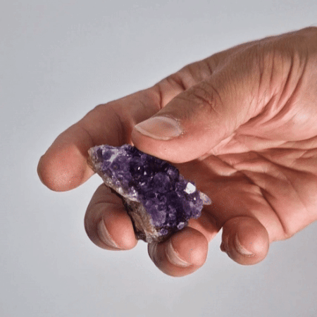 Petite Grappe d'Améthyste Naturelle de Haute Qualité (environ 3-8cm)