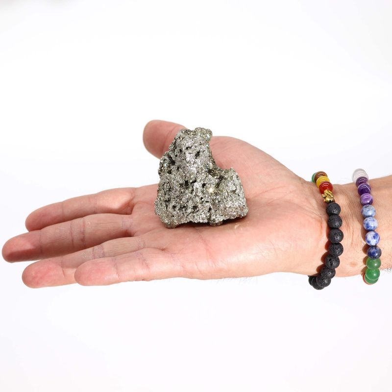 Pyrite Péruvienne - Première Qualité - Grande Taille - (approx 100-135gm 55-65mm)