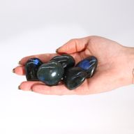 Pierres Cœur de Labradorite de Madagascar (environ 17-31g 30-40mm)