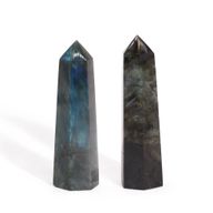 Points de Labradorite de Madagascar (environ 63-93g 80-90mm x25mm)