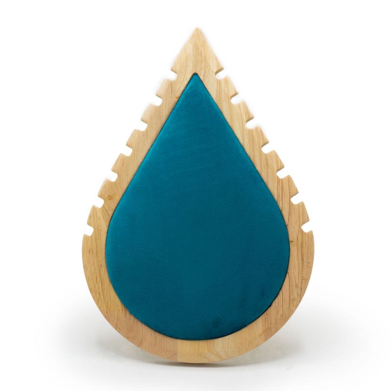 Grand Présentoir à Collier en Forme de Goutte 26x18cm
