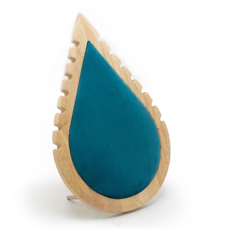 Grand Présentoir à Collier en Forme de Goutte 26x18cm