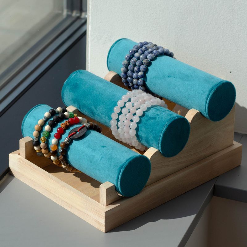 Présentoir pour Bracelets à Trois Barres 24x18x13cm