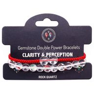 Bracelets Double Puissance avec Pierres Précieuses - Quartz de Roche