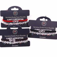 Bracelets Double Puissance avec Pierres Précieuses - Quartz de Roche