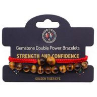 Bracelets Double Puissance avec Pierres Précieuses - Oeil de Tigre