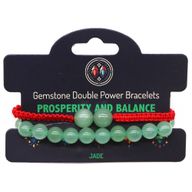 Bracelets Double Puissance avec Pierres Précieuses - Jade