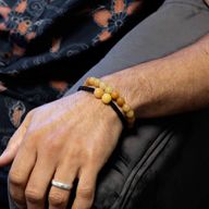 Bracelets Double Puissance avec Pierres Précieuses - Aventurine Jaune