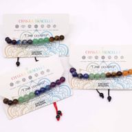 Bracelets Chakra Corde - 21 Pierres