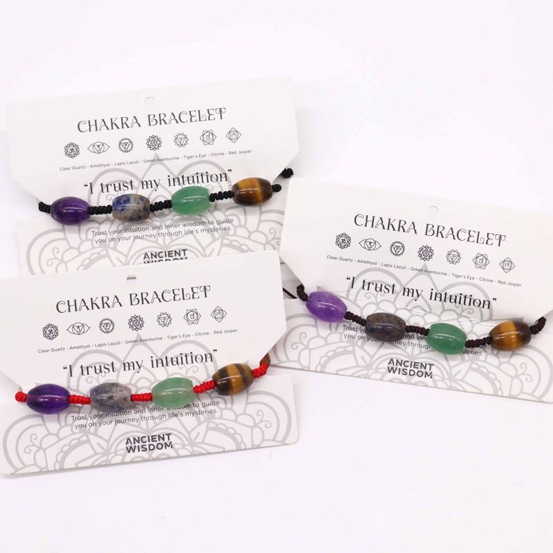 Bracelets Chakra Corde - Perles