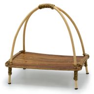 Support à Thé en Feuille de Cocotier - Naturel