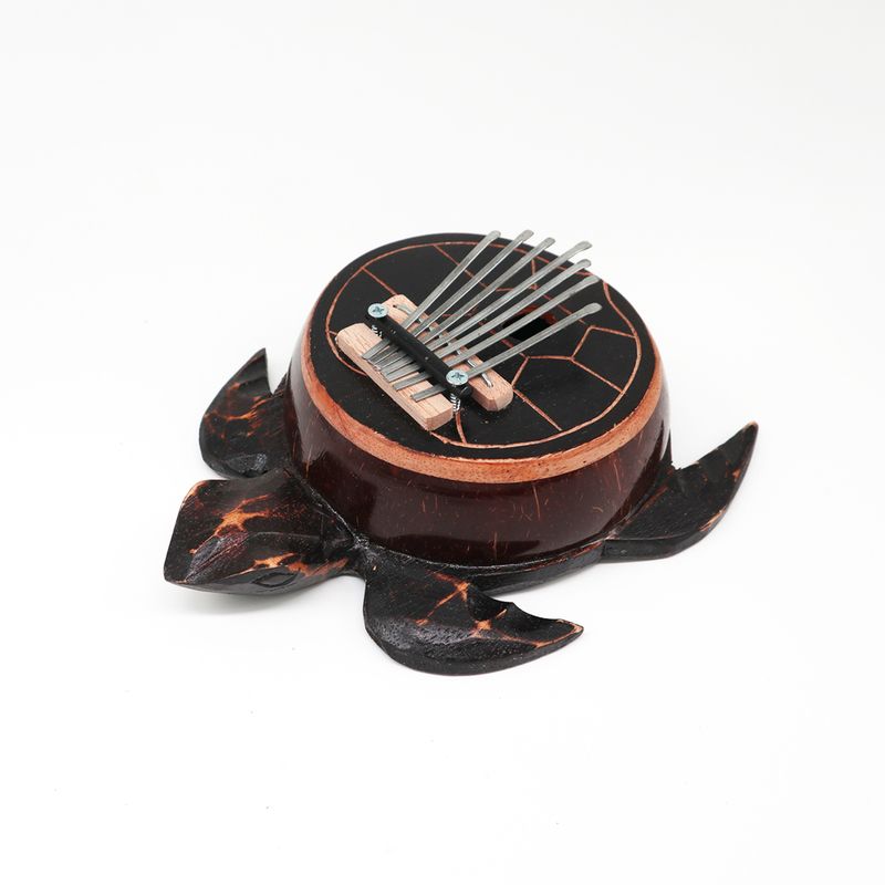 Kalimba Tortue Antique Noix de Coco
