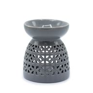 Brûleur à Huile Classique - Découpe Marocaine - Gris