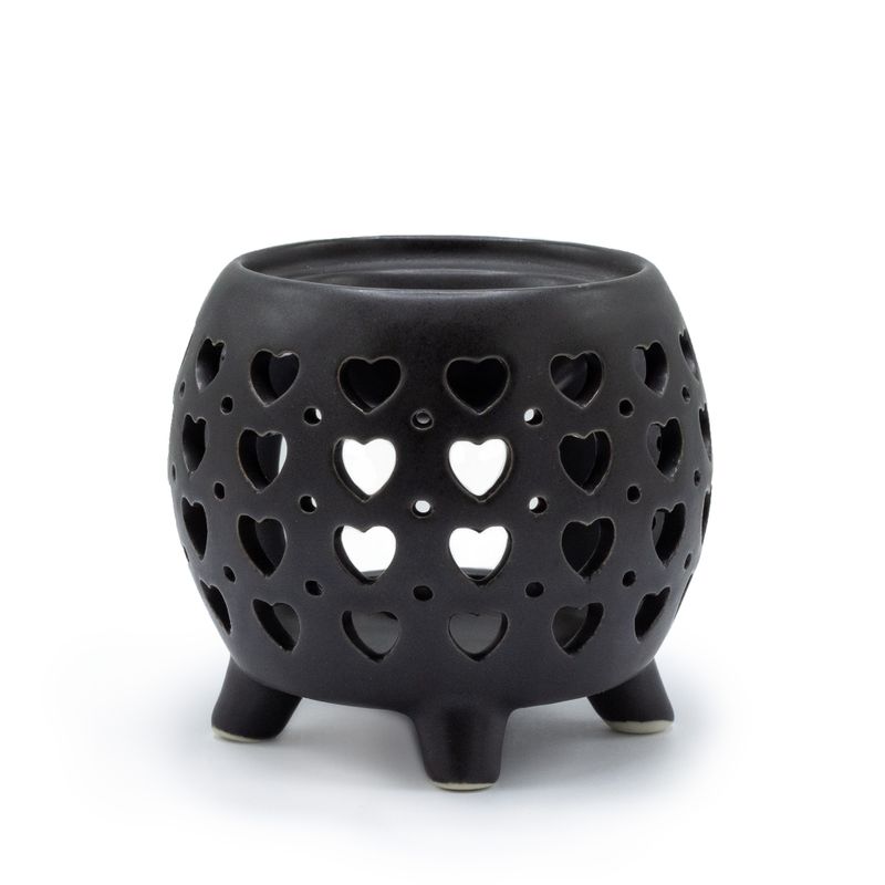 Brûleur à Huile Multi Coeurs - Noir mat