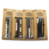 Ensembles de Bracelets Premium pour Hommes - Noirs Citadins (asst)