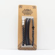 Ensembles de Bracelets Premium pour Hommes - Noirs Citadins (asst)
