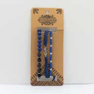 Ensembles de Bracelets Premium pour Hommes - Med Set Bleu (asst)
