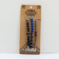 Ensembles de Bracelets Premium pour Hommes - Med Set Bleu (asst)