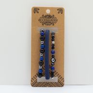 Ensembles de Bracelets Premium pour Hommes - Med Set Bleu (asst)
