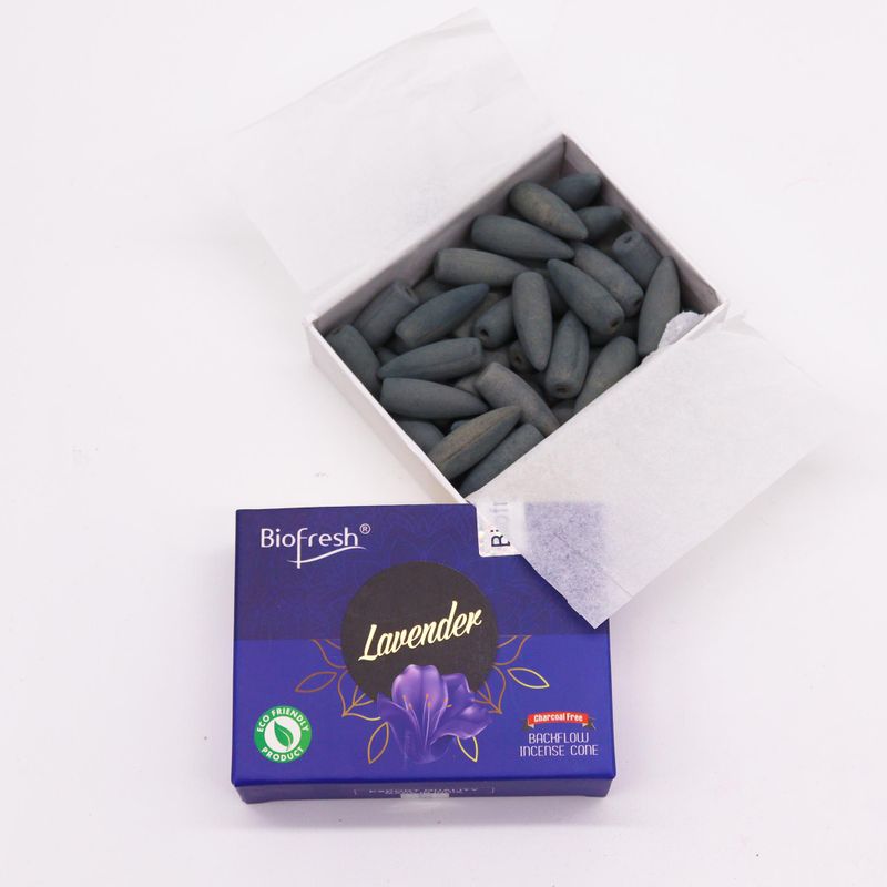 Cônes d'Encens à Reflux Biofresh (40 cônes) - Lavande
