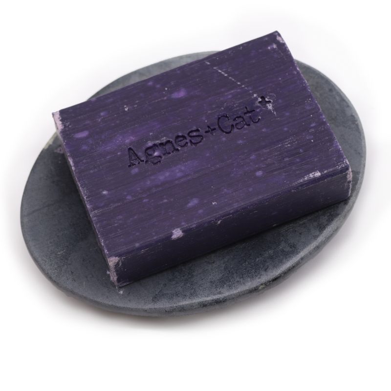 Porte-Savon en Pierre Ollaire Grise 10x12cm - Ovale Classique