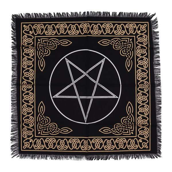 Nappe d'Autel Ésotérique à Franges - Pentagone