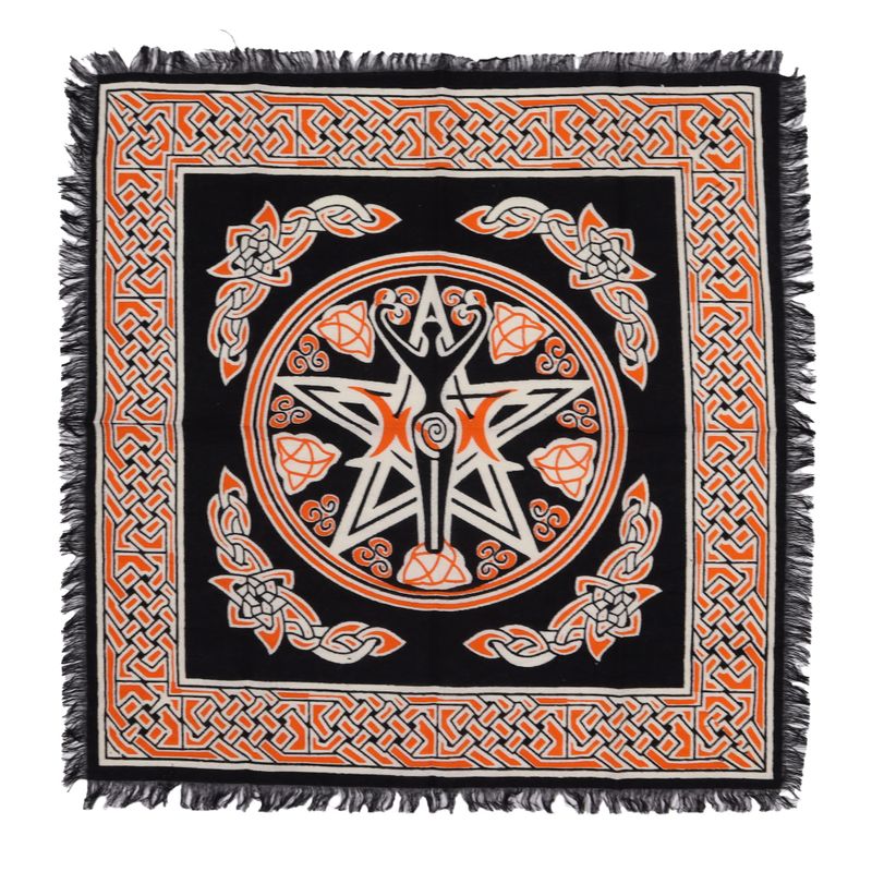 Nappe d'Autel Ésotérique à Franges - Terre Mère
