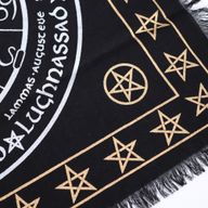 Nappe d'Autel Ésotérique à Franges - Vie Mort Renaissance