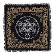 Nappe d'Autel Ésotérique à Franges - Tableau des chakras