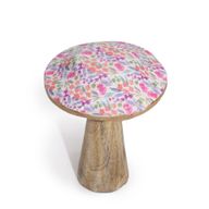 Petit Champignon - 10cm - Motif Floral