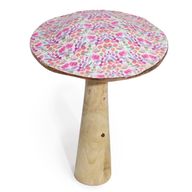 Grand Champignon - 20cm - Joli Motif Floral