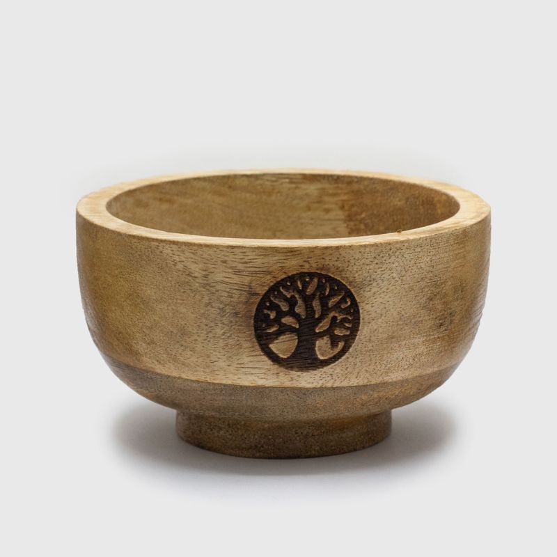 Petit Bol Rituel Porte-Cône d'Encens 11x5.5cm - (asst ésotérique)