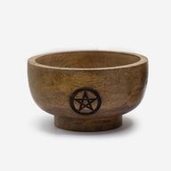 Petit Porte-Cône d'Encens Bol Rituel 11x5.5cm - (Asst Pentagone etc)