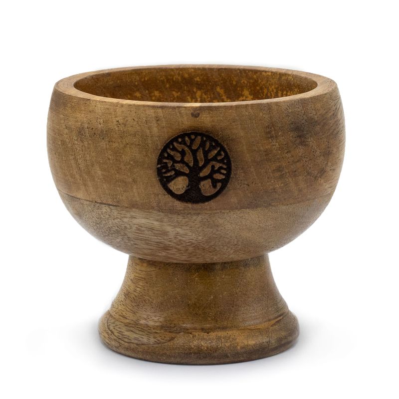 Porte-Cône d'Encens Bol Rituel Lrg 11x9cm - Arbre de Vie