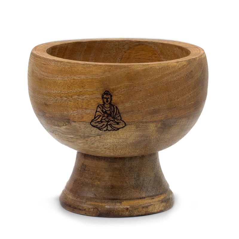 Porte-Cône d'Encens Grand Bol Rituel 11x9cm - Bouddha