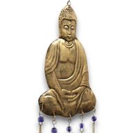 Carillons Indiens - Grand Bouddha 5 Carillons de Cloche