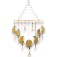 Carillons Indiens - Carillons Phases de Lune en Laiton - 43x40cm