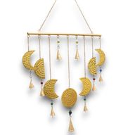 Carillons Indiens - Carillons Phases de Lune en Laiton - 43x40cm